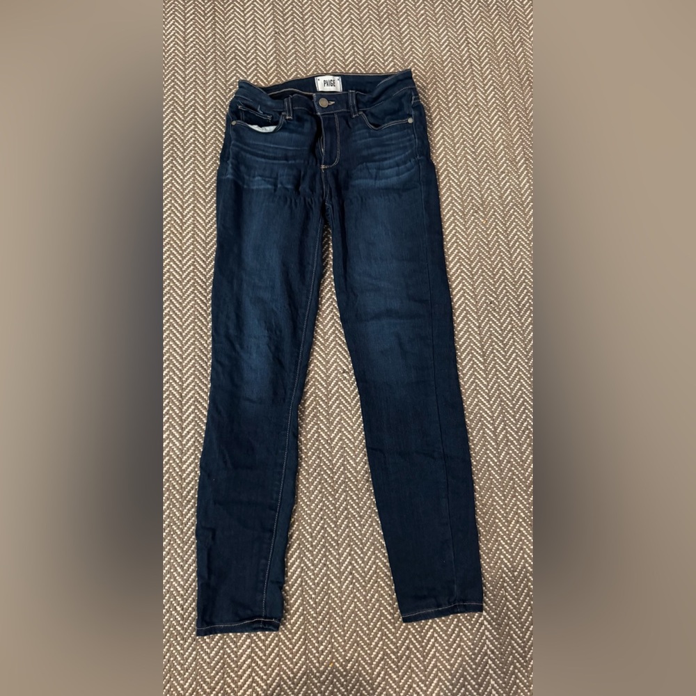 PAIGE Midnight Blue Skinny Jeans